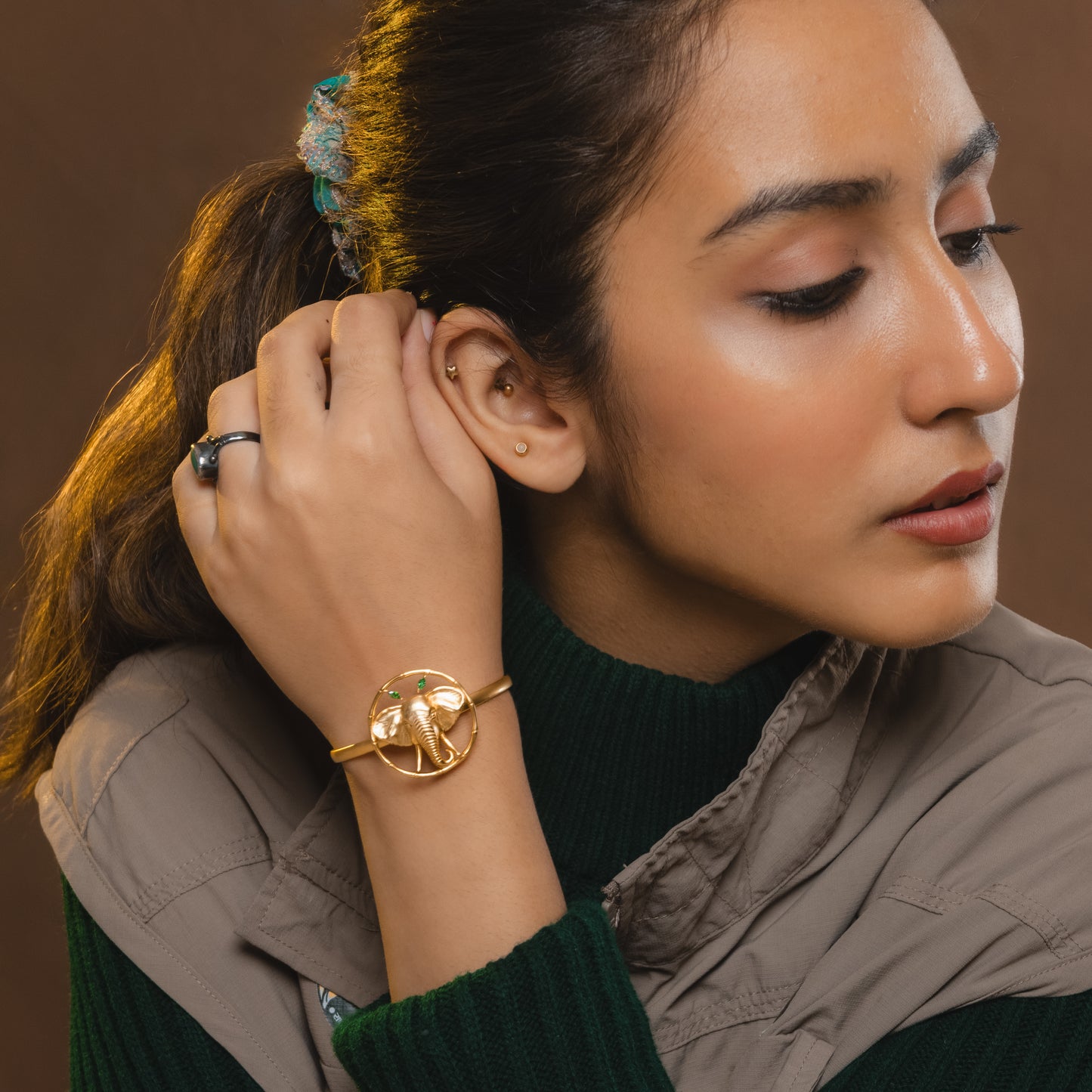 Corbett Dhikala Tusker Cuff Bracelet