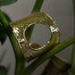 Hammered Moon Statement Cuff Bracelet