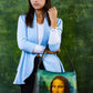 Hand Painted Monalisa Bag