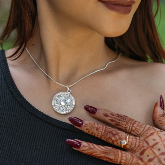 The MOP And Silver Star Pendant