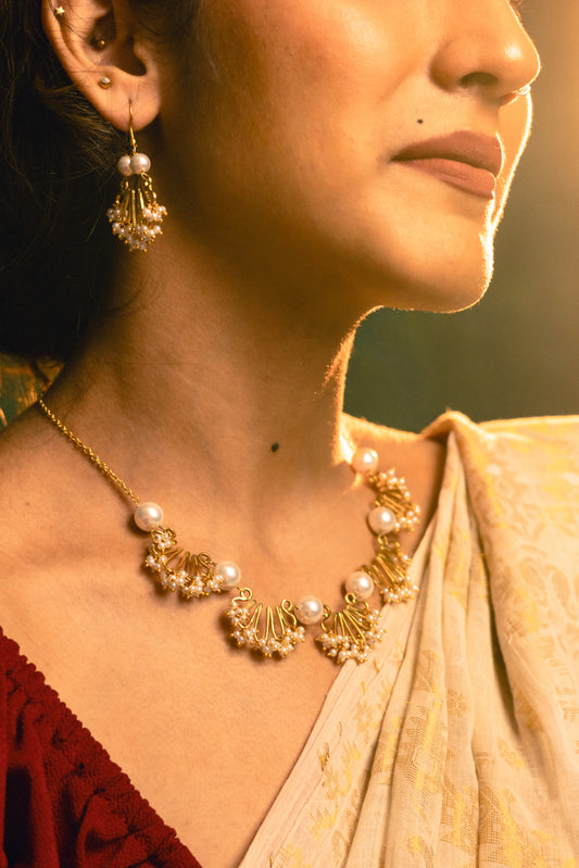 Lotus Garden Necklace Set