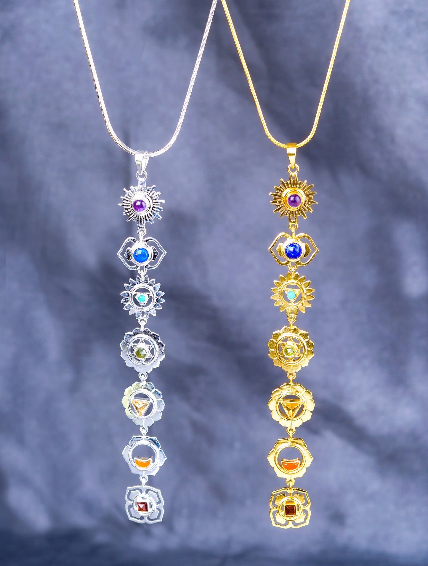 'Balance Your Life' Golden Chakra Pendant