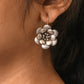 Handcrafted English Rose Silver Earrings