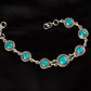 Turquoise And Silver Bracelet