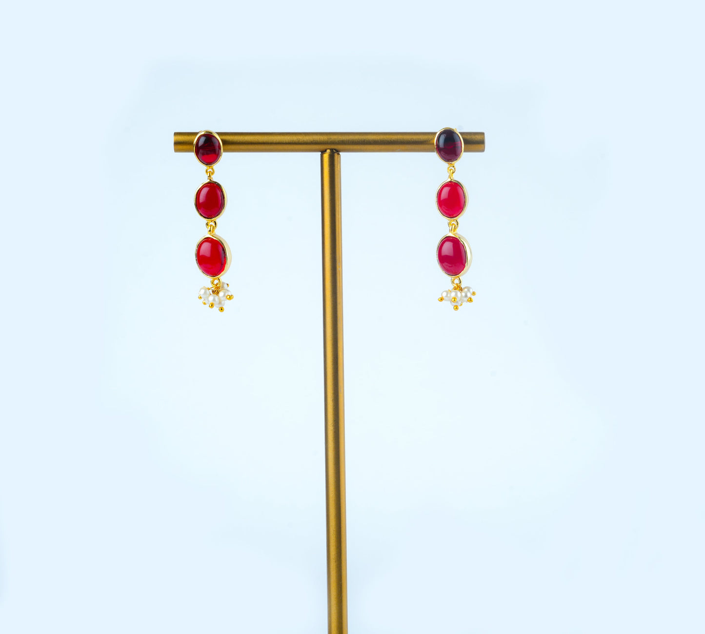 Lakshmi Ruby Earrings