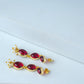 Lakshmi Ruby Earrings