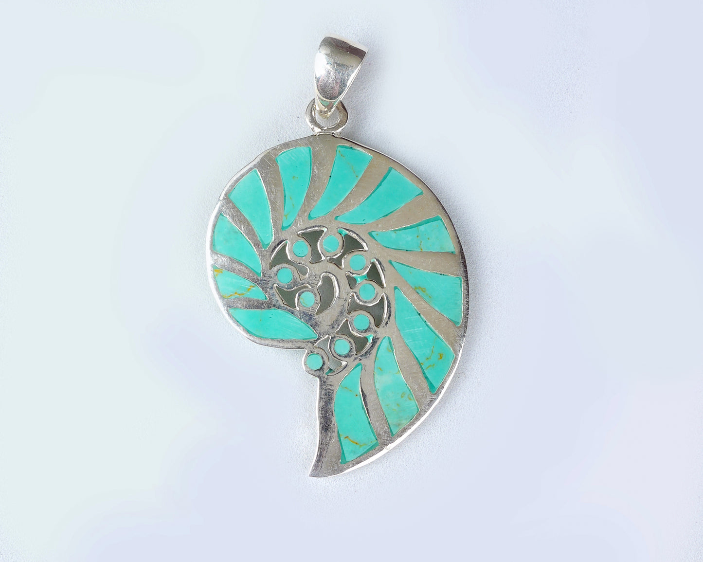 Golden Ratio Teal Pendant