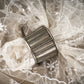 Silver Striped Bracelet