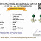 Malachite Pearl Silver Studs