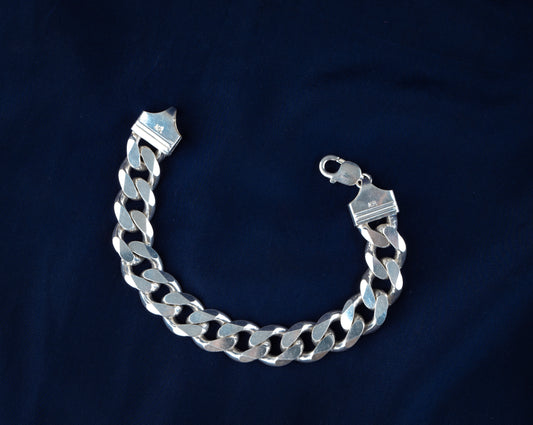 Macho Man Silver Link Bracelet
