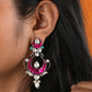Swara Silver Kundan Earrings