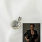 Eternal Embrace: Open Heart Marcasite Pendant