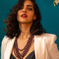 Pearl Rubies Multi Layered Necklace