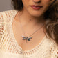 Dragon Fly MOP Silver Pendant
