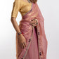 Peach Gulabi Adaa Hand Embroidered Saree