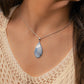 MOP And Silver Drop Pendant