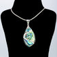 MOP And Silver Drop Pendant
