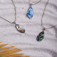 MOP And Silver Drop Pendant
