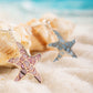 Silver MOP Star Fish Pendants