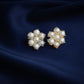 Pearl Flower Studs(Silver)