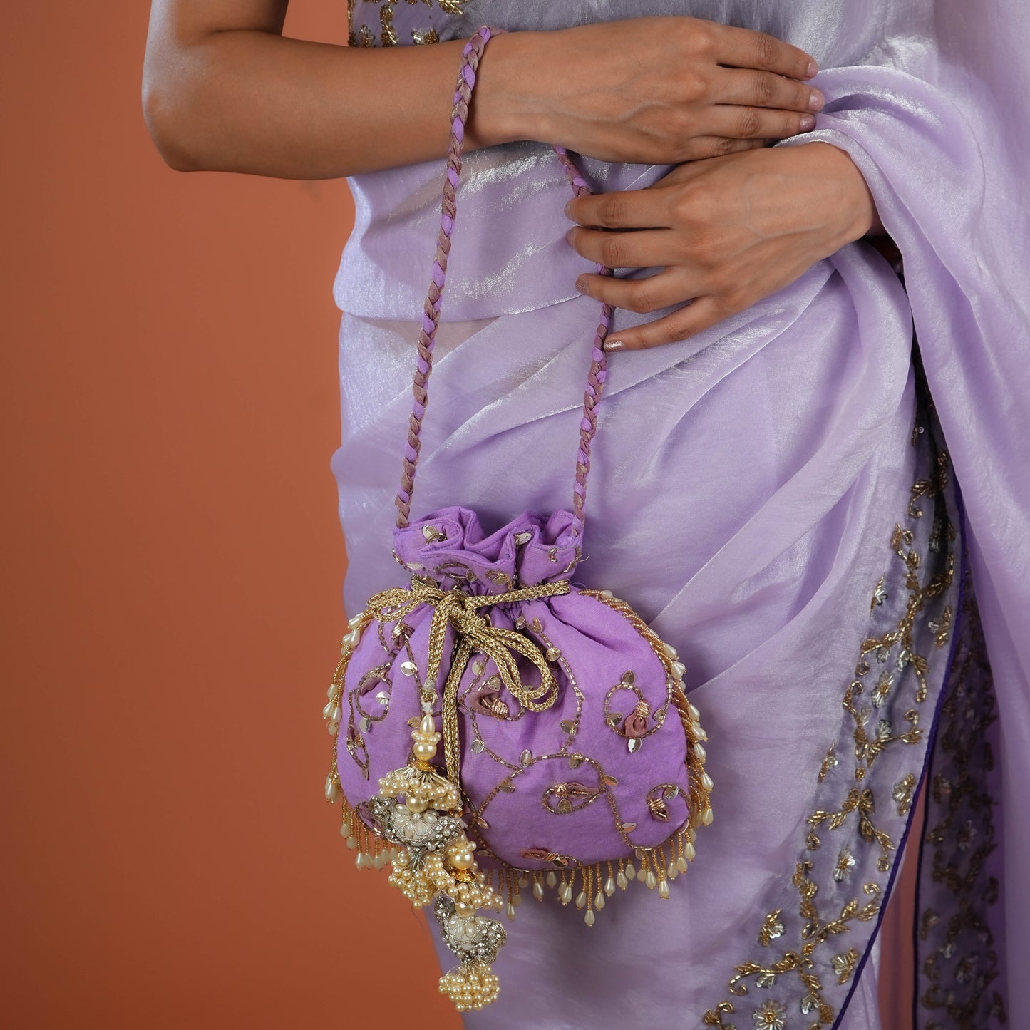 Lavender Bloom Potli