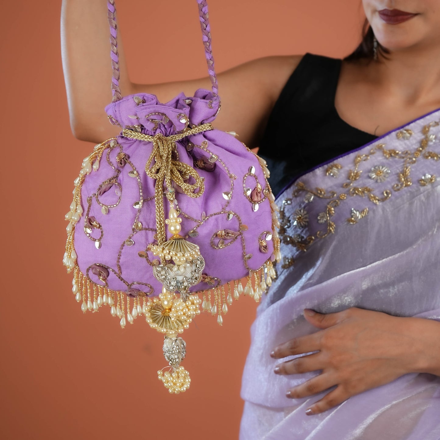 Lavender Bloom Potli