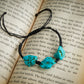 Turquoise Thread Anklet