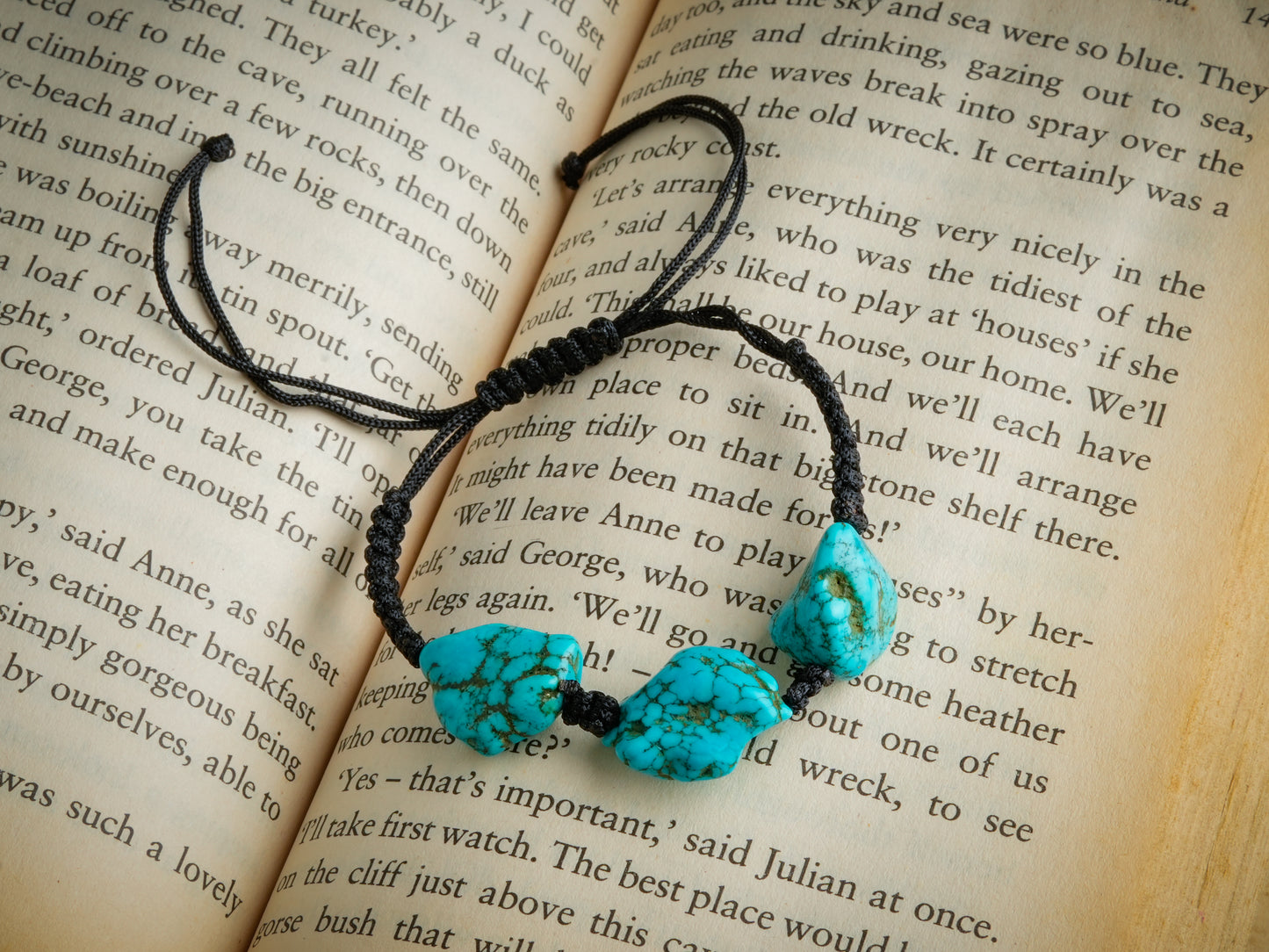 Turquoise Thread Anklet