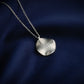 Flying Saucer Silver Zircon Necklace