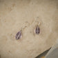 Delicate Amethyst Necklace With Drop Earrings