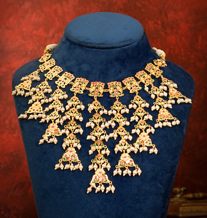 Gul Baano Purani Dilli Necklace Set | Totapari Jewellery