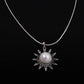 Shimmering Star Pearl Pendant Set with Chain