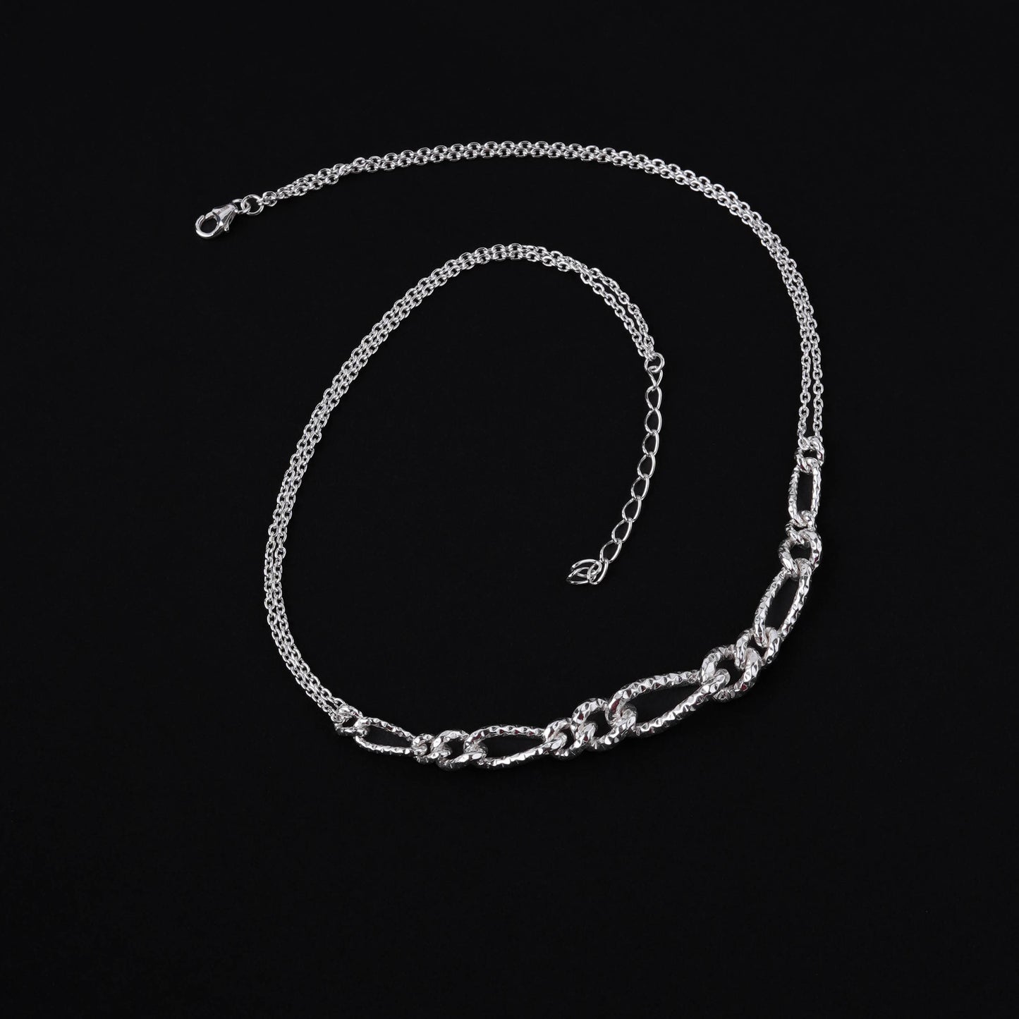 Silver Luxe Loop Necklace