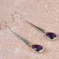 Silver Amethyst Danglers