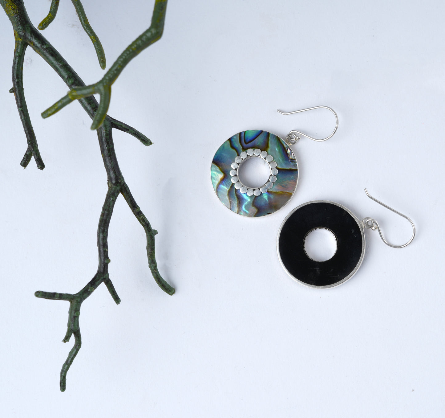 Abalone Concentrics Earrings