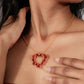 Heart of Rubies Necklace