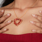 Heart of Rubies Necklace