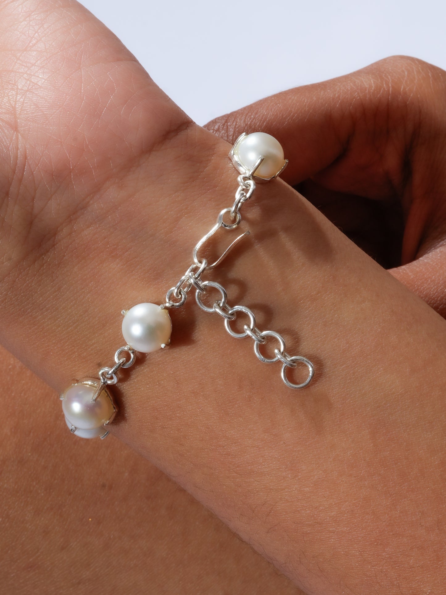 Freshwater Pronged Pearls Bracelet