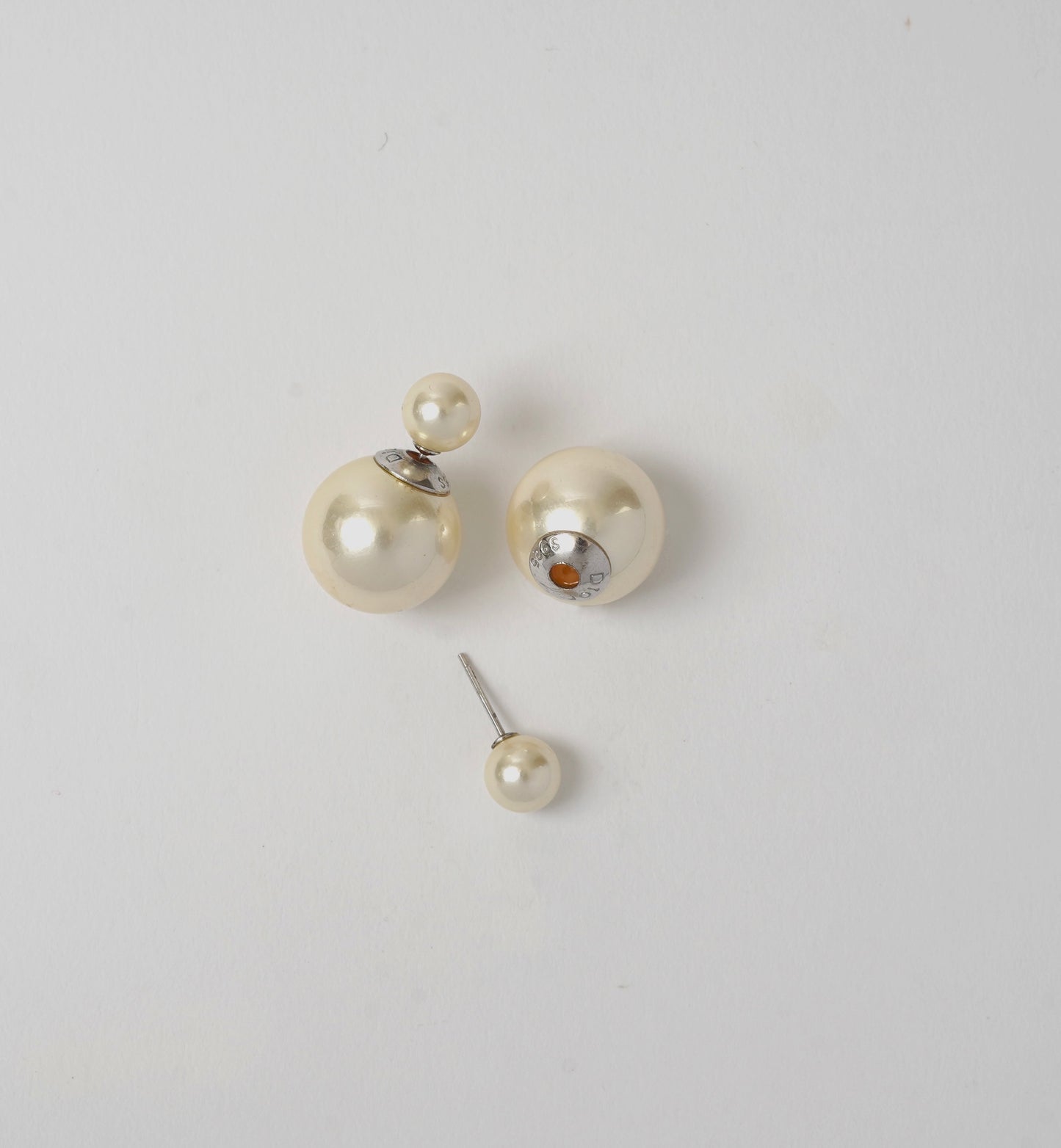 Double Pearl Studs
