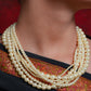 Ivory Interwoven Pearl Necklace