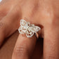 Beautiful Wings Silver Butterfly Ring