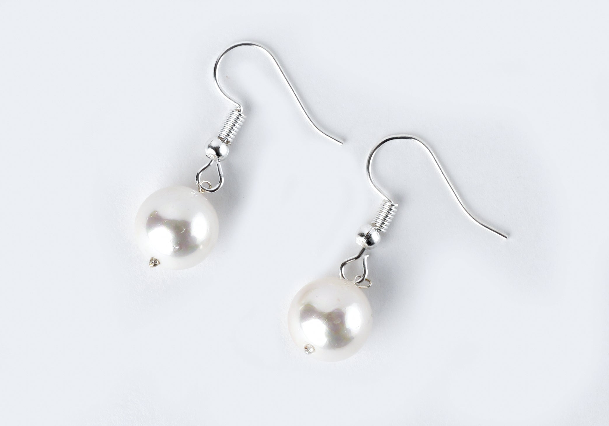 Tahitian Pearl Earrings in 925 Sterling Silver - Sizes from 9-11mm | The  South Sea Pearl