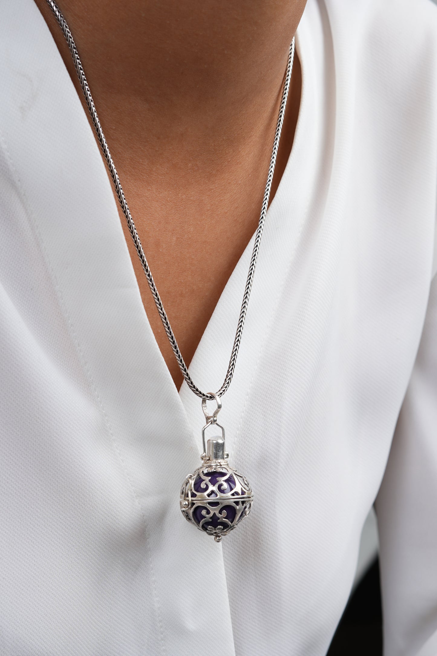 The Arabian Ball Silver Pendant