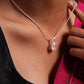 Rose Quartz  Pendant Necklace