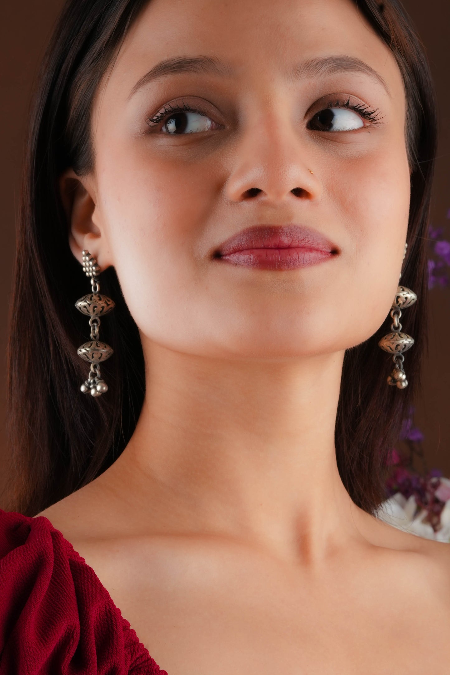 Hibiscus Jaali Jhumki