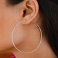 Sterling Silver Big Hoop Earrings