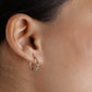 Mini Spiral Silver Hoops