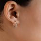 Mini Spiral Silver Hoops