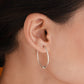 Single Ball Silver Hoops