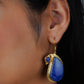 Lapis Lazuli Peacock Earrings